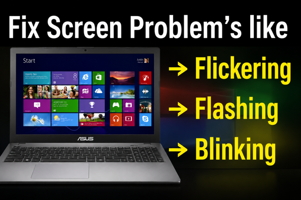 Laptop Screen Flickering Fix for Windows 10 & 11 chatgpt image may 21, 2026, 10 39 14 am