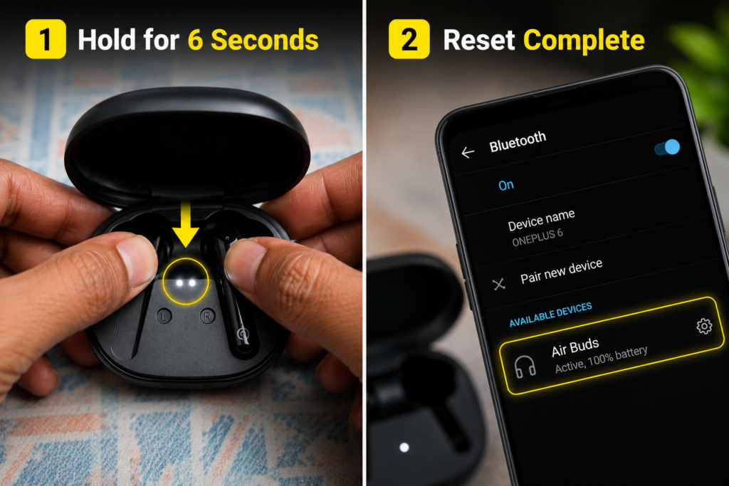 How to Reset Noise Earbuds & Fix Double Bluetooth Problem (100% Working) chatgpt image may 23, 2026, 01 45 42 pm