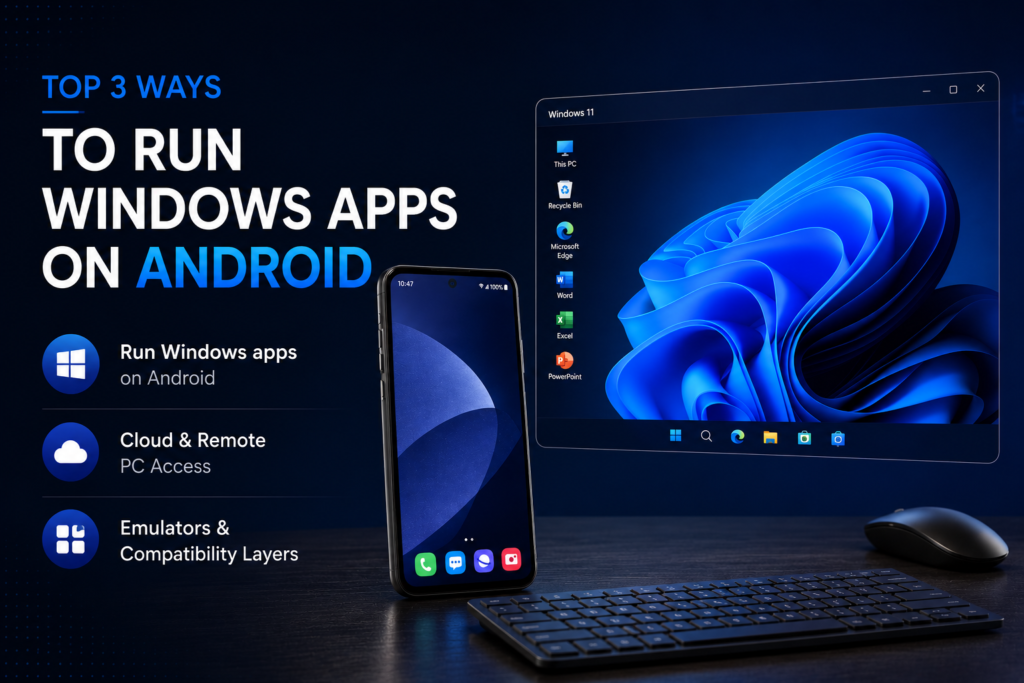 How to Run PC Apps on Android — Top 3 Ways to Use Windows Apps and PC Software on Your Phone (2026) how to run windows apps on android top 3 ways 2026