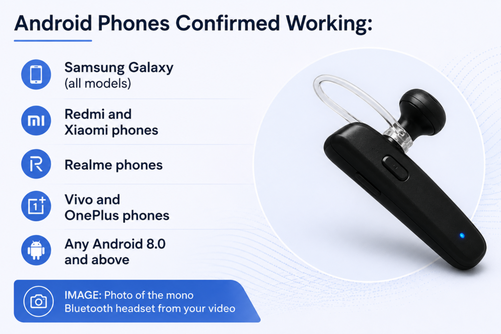 Mono Bluetooth Headset Music Fix — How to Play Music on a Single Ear Bluetooth Headset Using BT Mono App (Android) single ear mono bluetooth headset android samsung