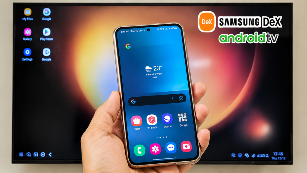 Samsung DeX on TV Wirelessly — Use Your Phone as a Laptop on Any Smart TV samsung dex on tv wireless setup india