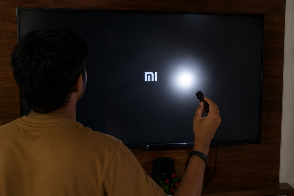 mi tv flashlight test backlight check
