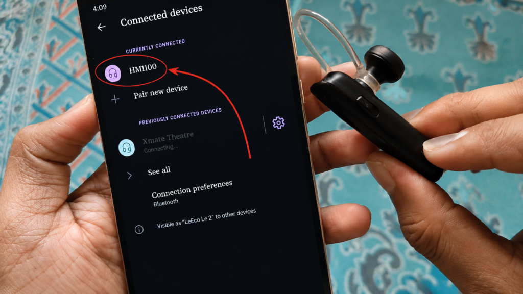 Mono Bluetooth Headset Music Fix — How to Play Music on a Single Ear Bluetooth Headset Using BT Mono App (Android) mono bluetooth headset connected android bluetooth settings
