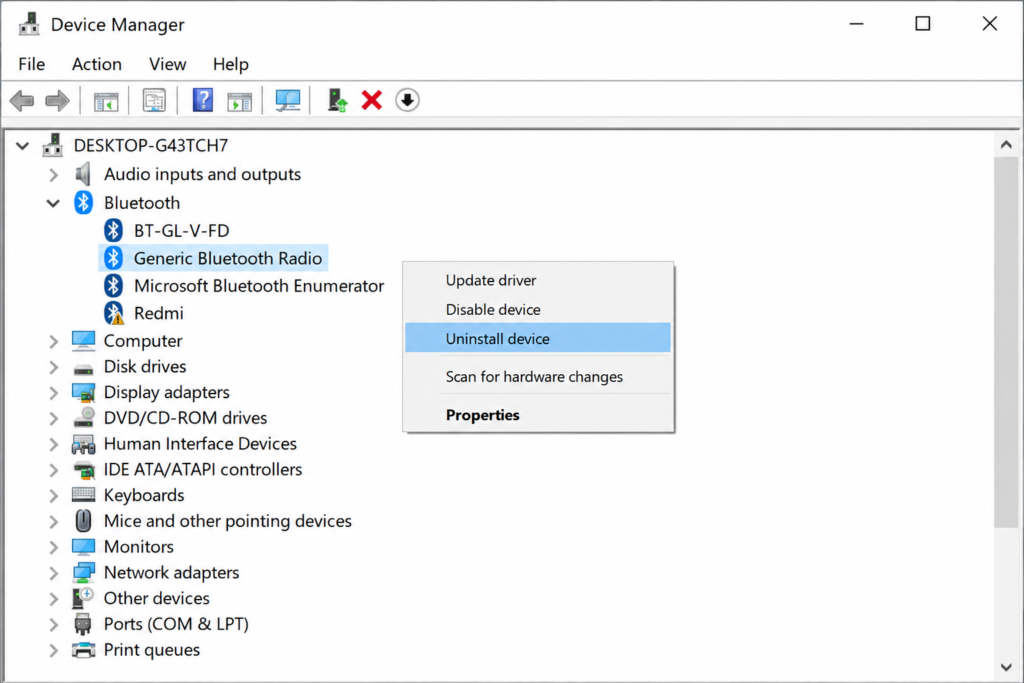 Bluetooth Driver Problem Fixed — How to Install Toshiba RFBUS Bluetooth Stack on Windows 7 and Windows 10 device manager uninstall bluetooth driver windows fix toshiba stack
