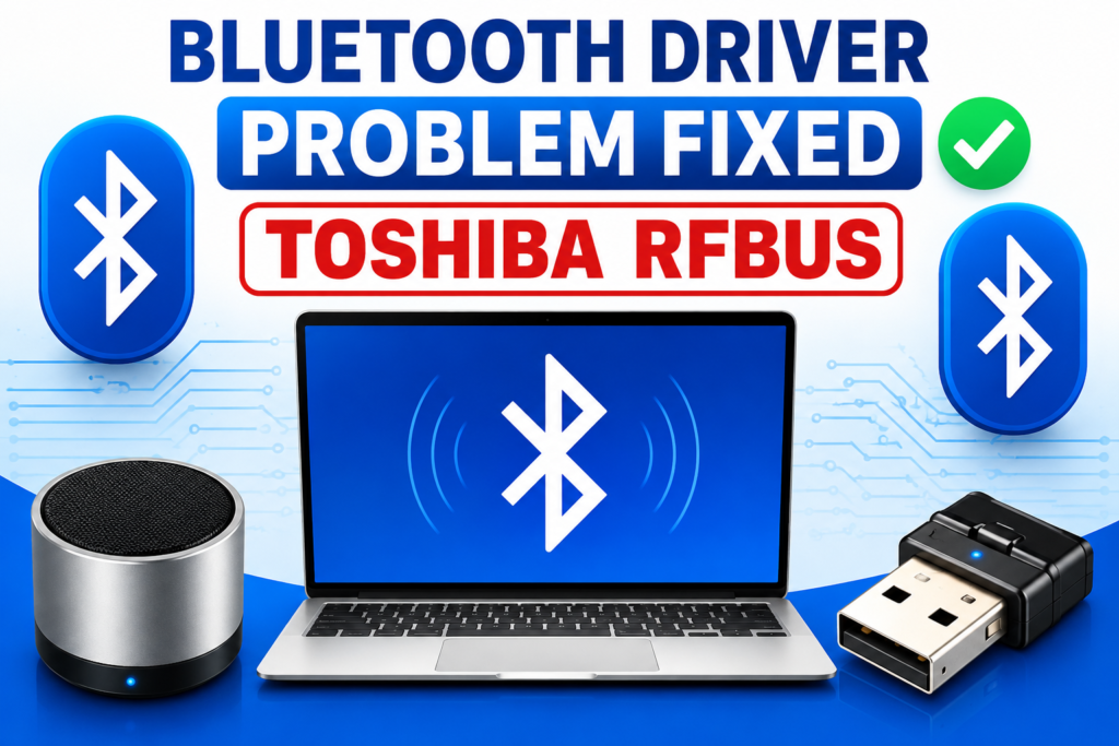Bluetooth Driver Problem Fixed — How to Install Toshiba RFBUS Bluetooth Stack on Windows 7 and Windows 10 bluetooth driver problem fixed toshiba rfbus windows 7 10