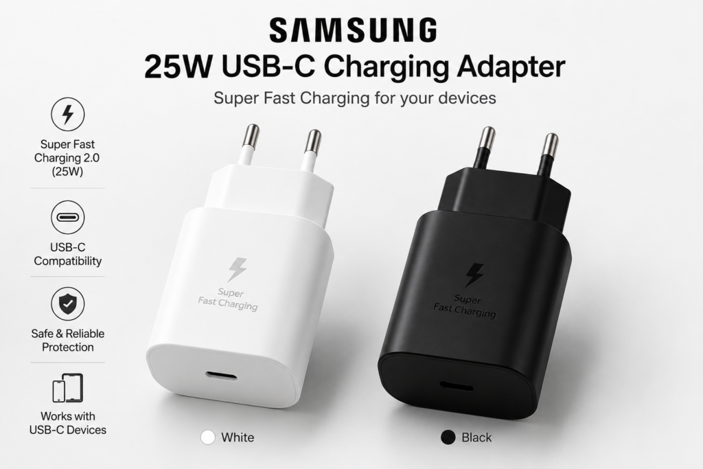 Best Charger Adapter for Samsung Galaxy S24, S23 & S23 FE — What Actually Works samsung 25w charger adapter s24 s23 official india buy