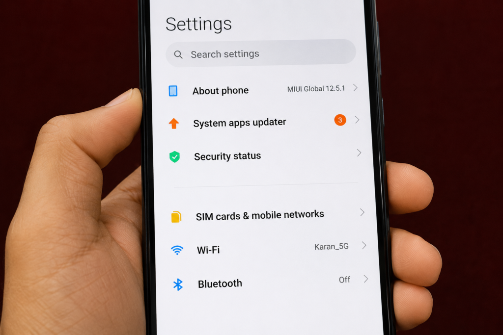 open settings app redmi xiaomi keyboard fix