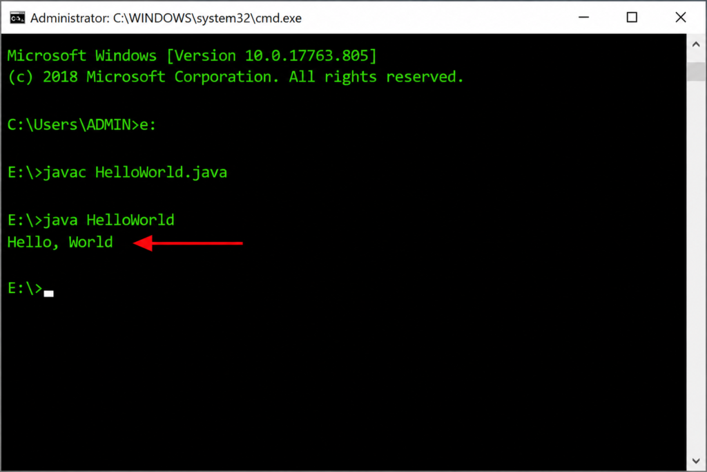 java program running successfully after jni error fix windows