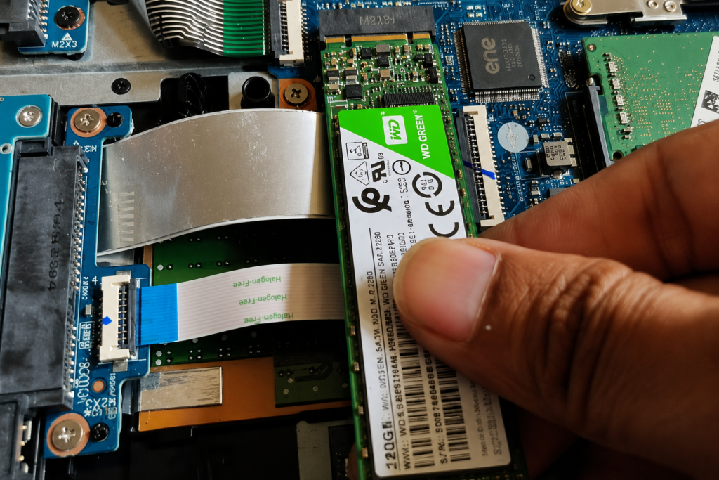 How to Check Which SSD Slot Your Laptop Has — M.2 SATA or NVMe (2 Methods) laptop m.2 ssd slot physical check install wd green sata ssd