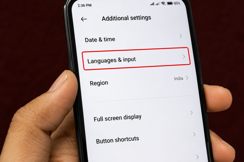miui additional settings language input redmi keyboard fix
