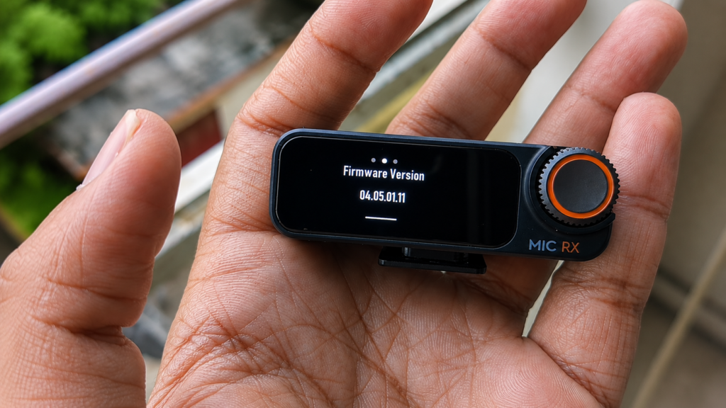 dji mic 2 firmware update successful version confirmed