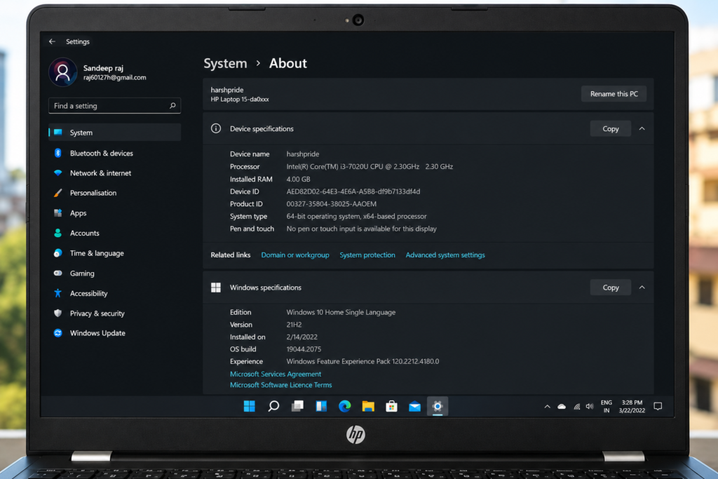 check laptop specs before installing windows 11