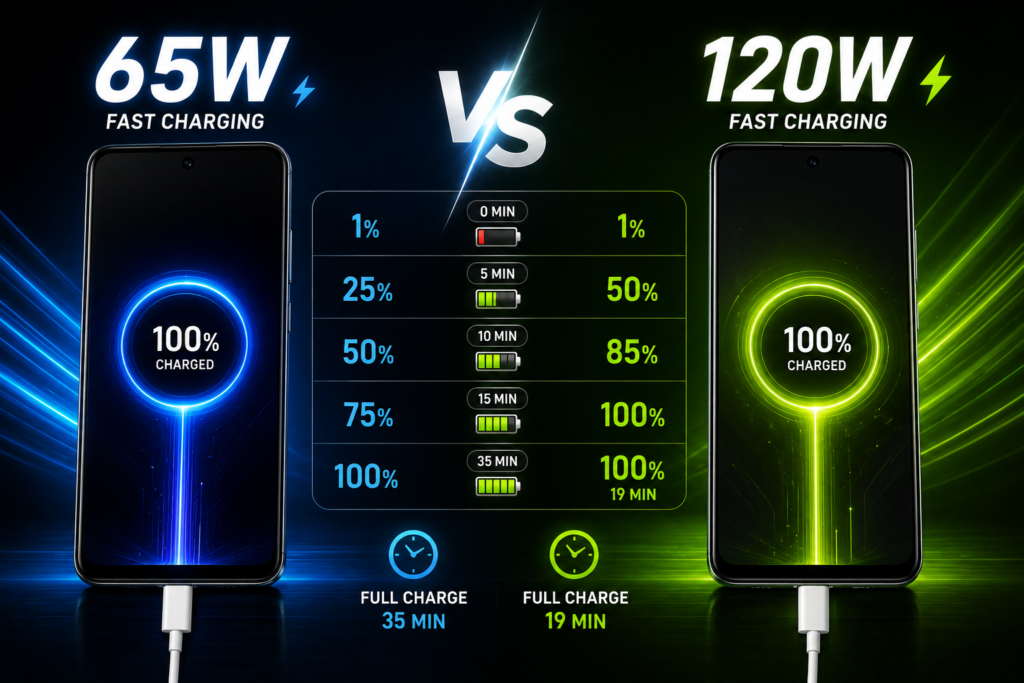 Smartphone Buying Guide 2026: 10 Things to Check Before Buying Any Mobile 65W aur 120W fast charging mein kitna fark — real test results